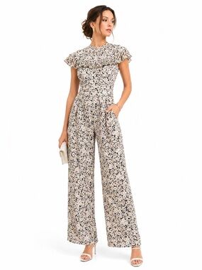 Ted Baker Brigidd Cape Jumpsuit - NWT